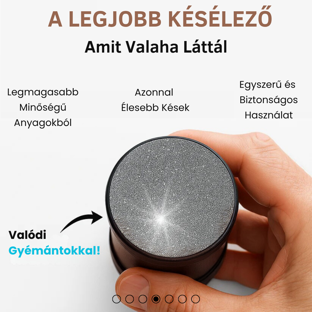 Gyémánt Szemcsés Forgó Késélező - Morvix™