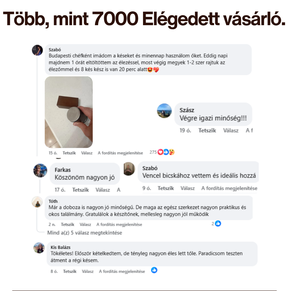 Gyémánt Tárcsás Késélező PRO Modell - Morvix